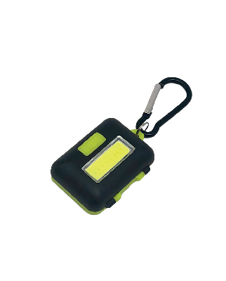 Фонарь брелок походный кемпинг 2Вт COBLED/3xAAA/корпус ABS-пластик/карабин,