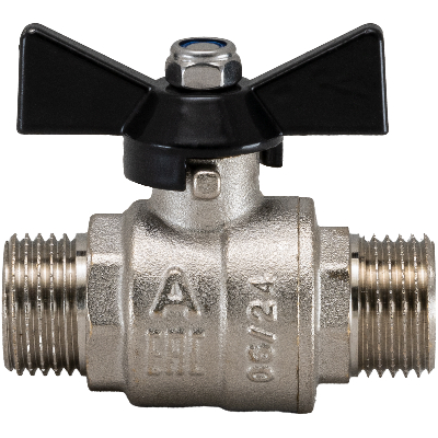 Кран шаровой полнопроходной  1' НР бабочка
