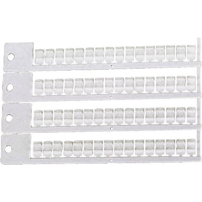 Шильдик маркировочный для интерфейсных колодок версий IRK, IRKM. 64 шт.