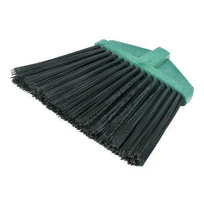 Метла полипропиленовая, 345х200 мм, веерная распушенная, без черенка, Россия