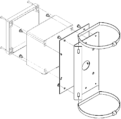 Видеокамера IP 3Мп в термокожухе (5-50мм)