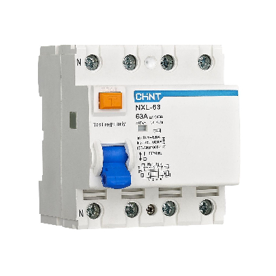 Выключатель дифференциального тока NXL-63 4P 63А 30мА 6кА тип AC AX (R)