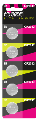 Элемент питания CR2032 ФАZА блистер, 5 шт.