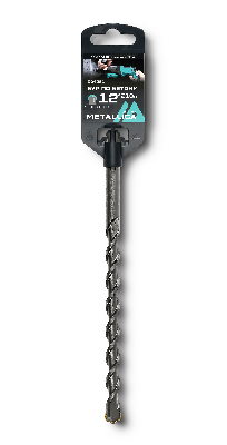 Бур по бетону SDS-plus 12 х210/150 мм, напайка с центром, 2 спирали