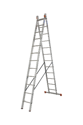 Лестница двухсекционная универсальная DUBILO 2х12