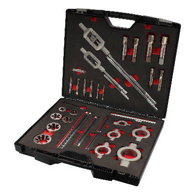 Набор метчиков и плашек G 1/8  -1,0  HSS-G 27пр