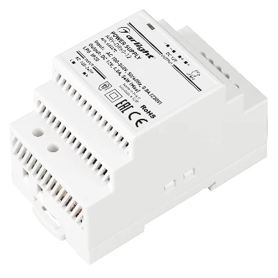 Блок питания ARV-DR60-12 (12V, 5A, 60W) (, IP20 DIN-рейка)