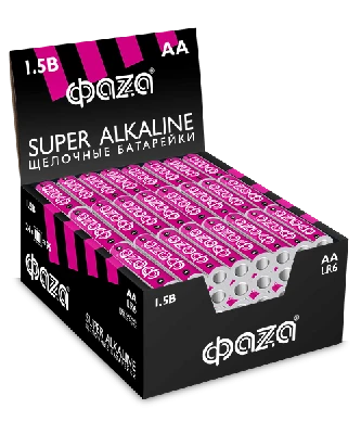 Элемент питания алкалиновый, LR 6(АА)ФАZА Super   Alkaline 4шт