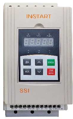 Устройство плавного пуска SSI-5.5/11-04 5.5кВт, 11А, 3Ф, 380В±15%, 50Гц/60Гц, IP20, без встроенного байпаса