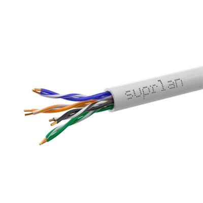 Витая пара SUPRLAN Standard UTP 5e 4x2xAWG24 Cu PVC In. 100м (RUS)